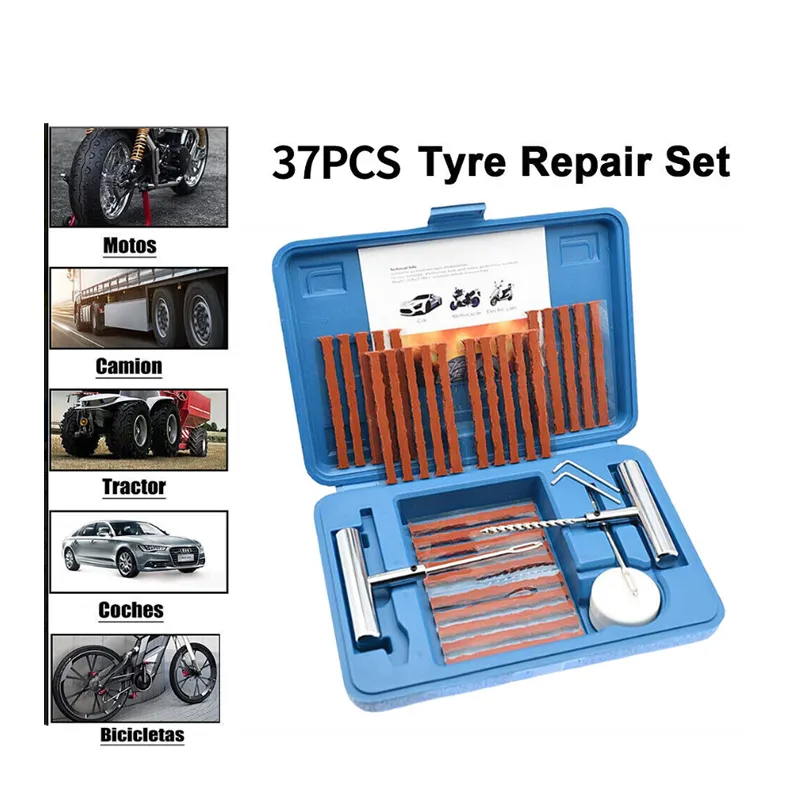 37-Piece Versatile Vehicle Tire Repair Tool Kit Ctc-682