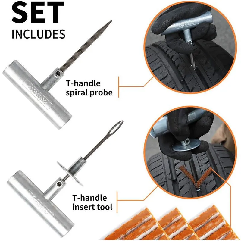 37-Piece Versatile Vehicle Tire Repair Tool Kit Ctc-682