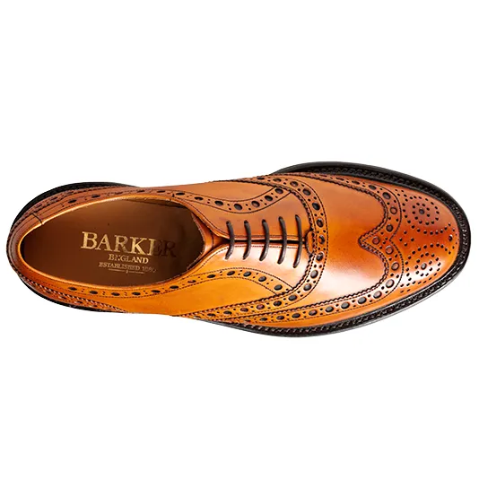 40% OFF BARKER Westfield Shoes - Mens Country Brogues - Cedar Calf - Size: UK 6