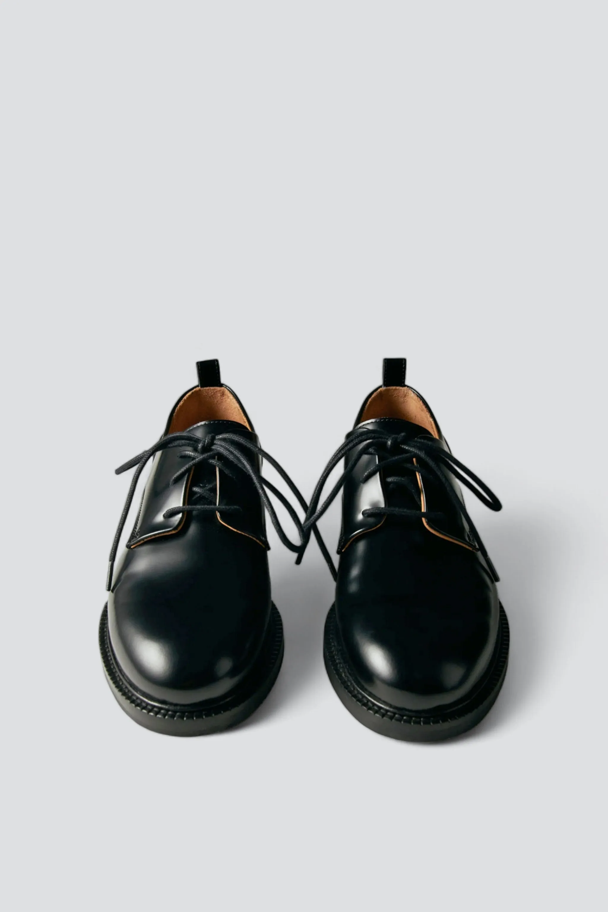 Black Leather Langston Oxfords