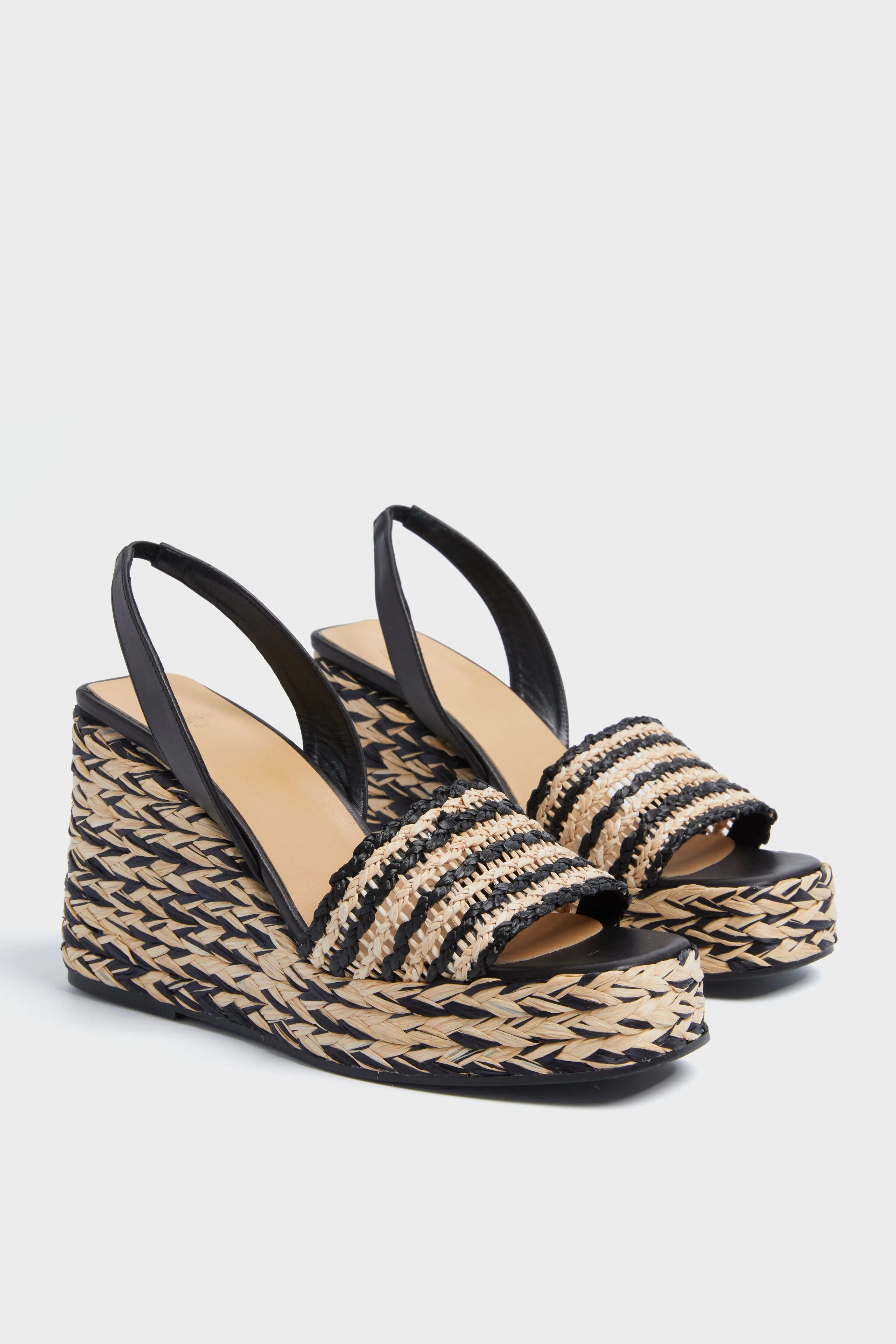 Black Tostado Thyra Wedge Espadrilles