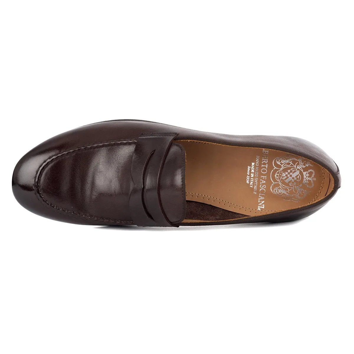 BRIAN 61011<br>Dark brown horse loafers