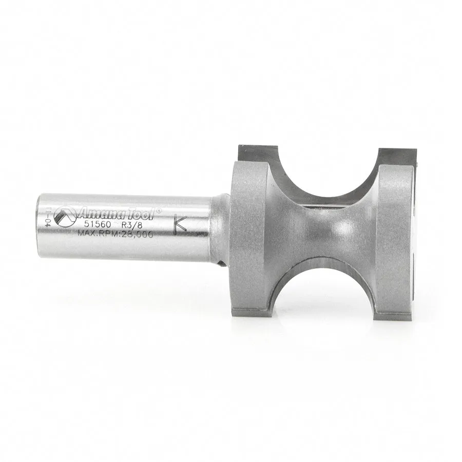 Bullnose Router Bit | 3⁄8 Radius x 1 1⁄4 Dia x 1 5⁄16 x 1⁄2"Shank | 51560 | 738685155608