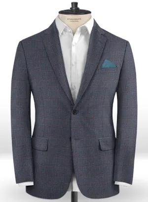 Caccioppoli Dapper Dandy Bella Blue Wool Jacket