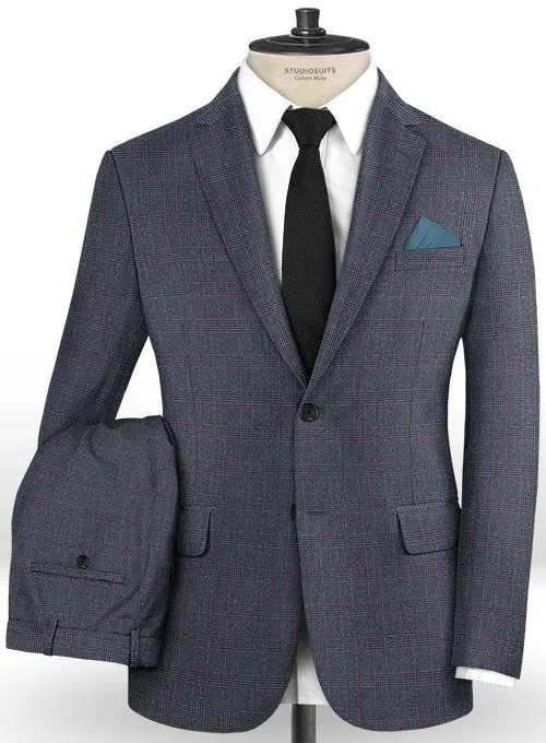 Caccioppoli Dapper Dandy Bella Blue Wool Suit