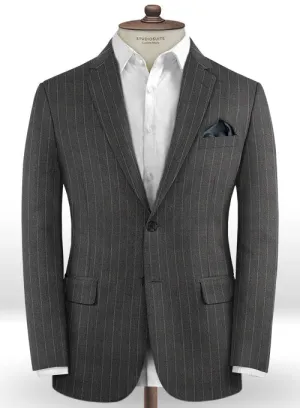 Caccioppoli Dapper Dandy Vigi Dark Gray Wool Jacket