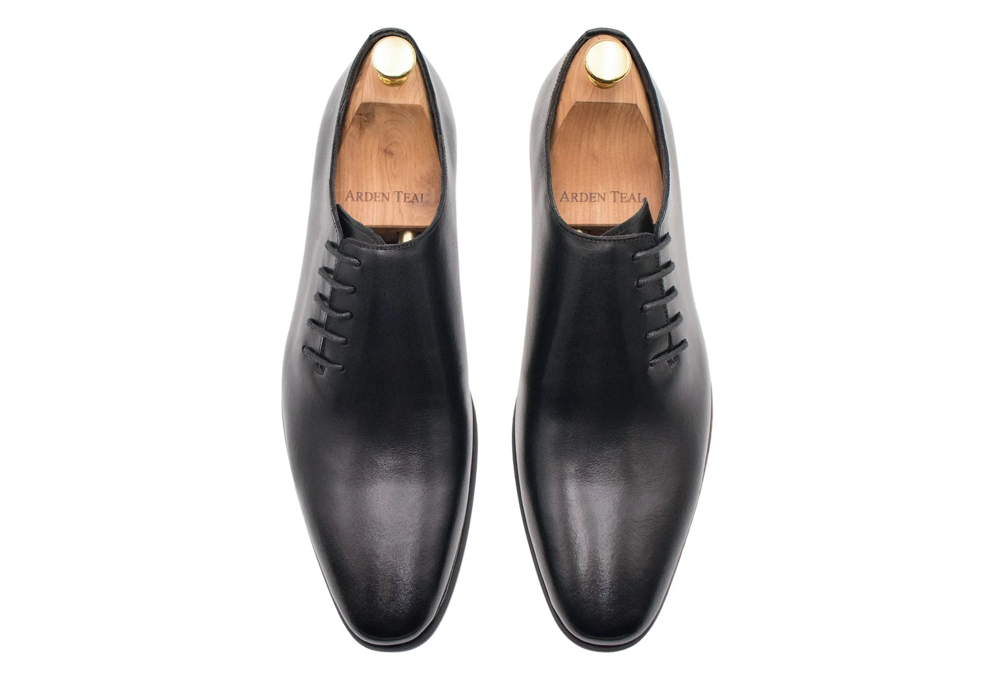 Calzada Wholecut Black Oxford