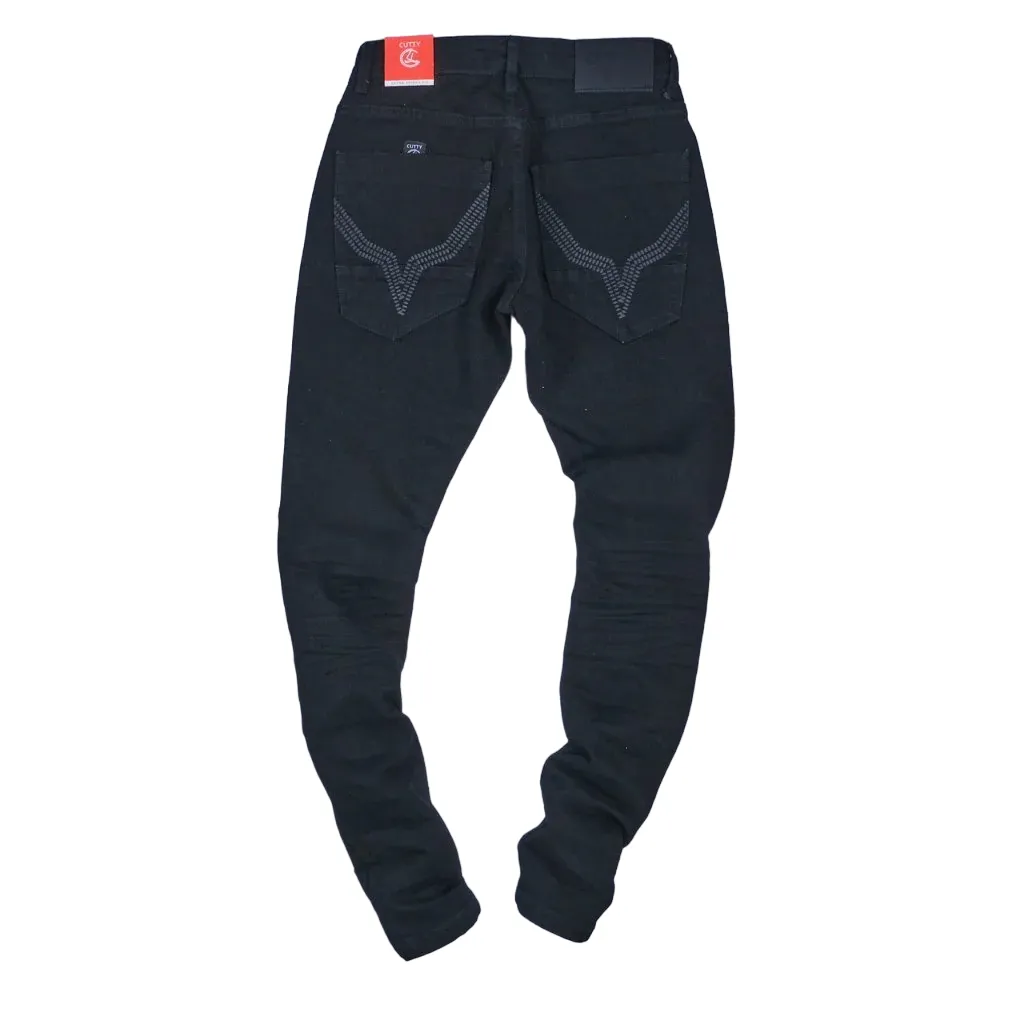 Cutty Shooter Black Jeans