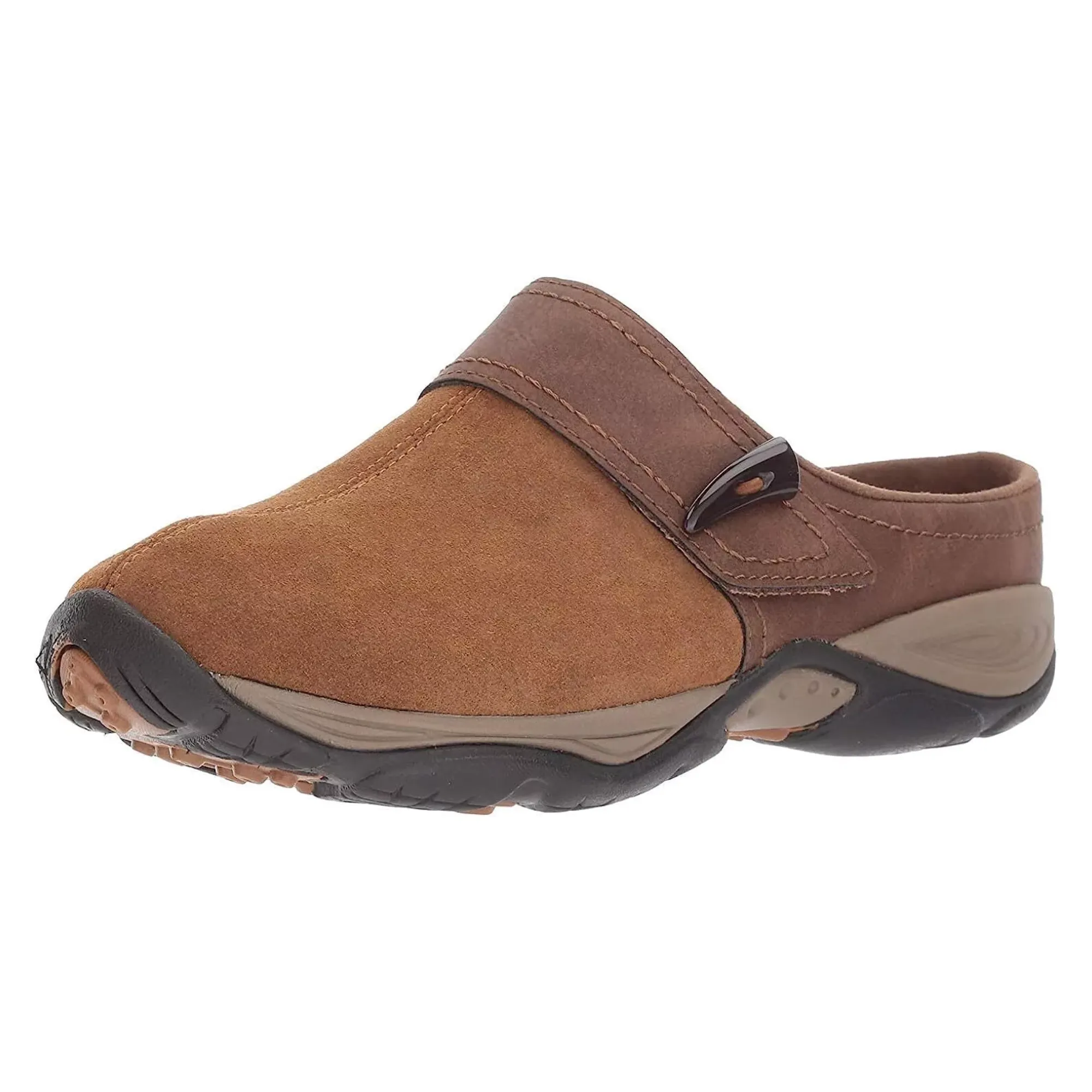 Easy Spirit Women's Eliana Mule Clog Suede Slip On Walking Shoes