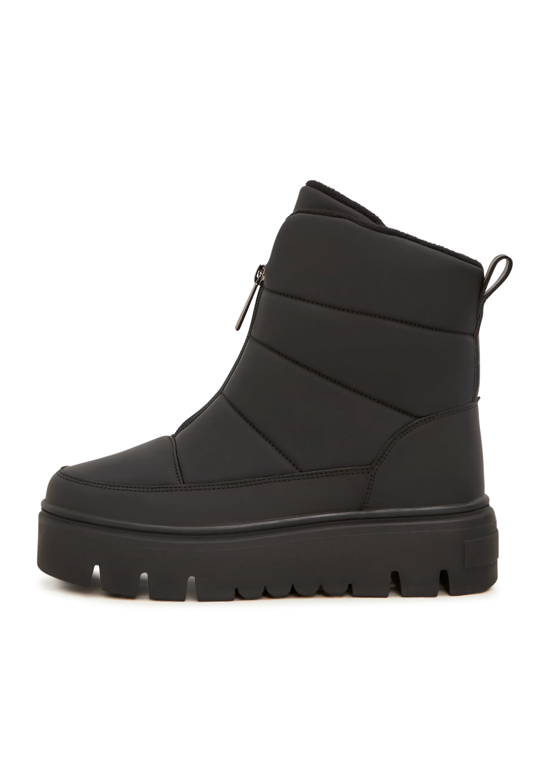 Elegant Winter Snow Boots - Black