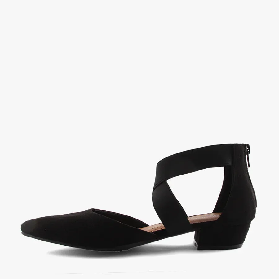 Ella Shoe Black Suede