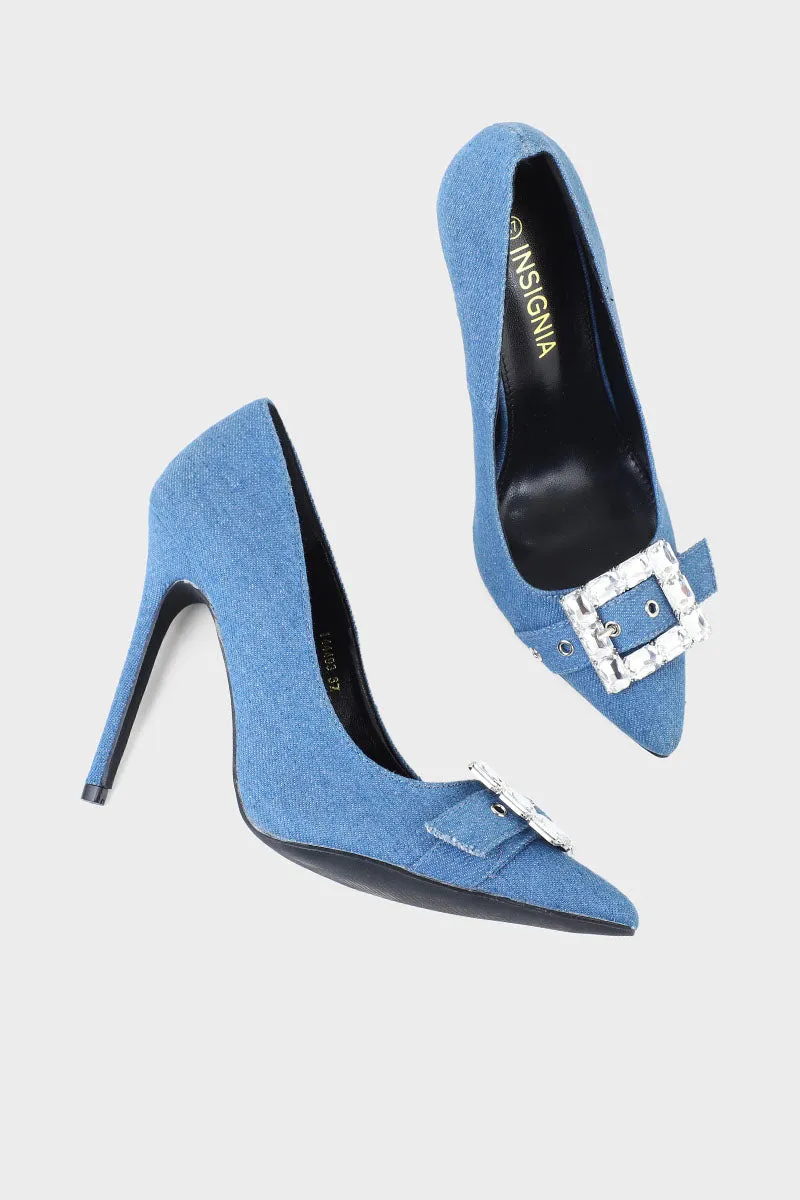 Formal Court Shoes I44493-Blue