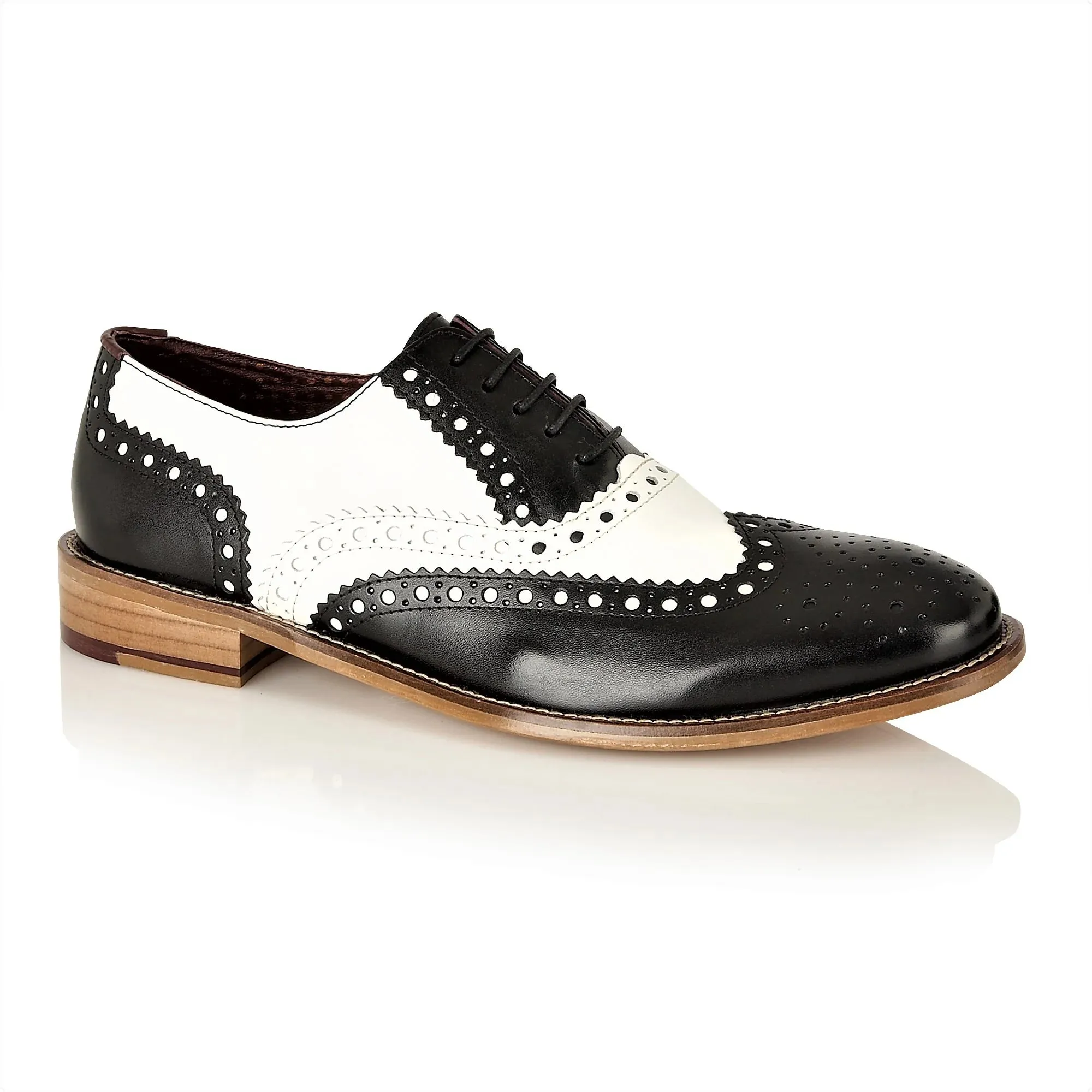 Gatsby Brogue Black / White