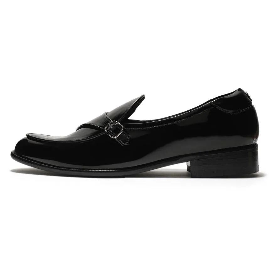 Goliath - Black Patent Monk Slip-On