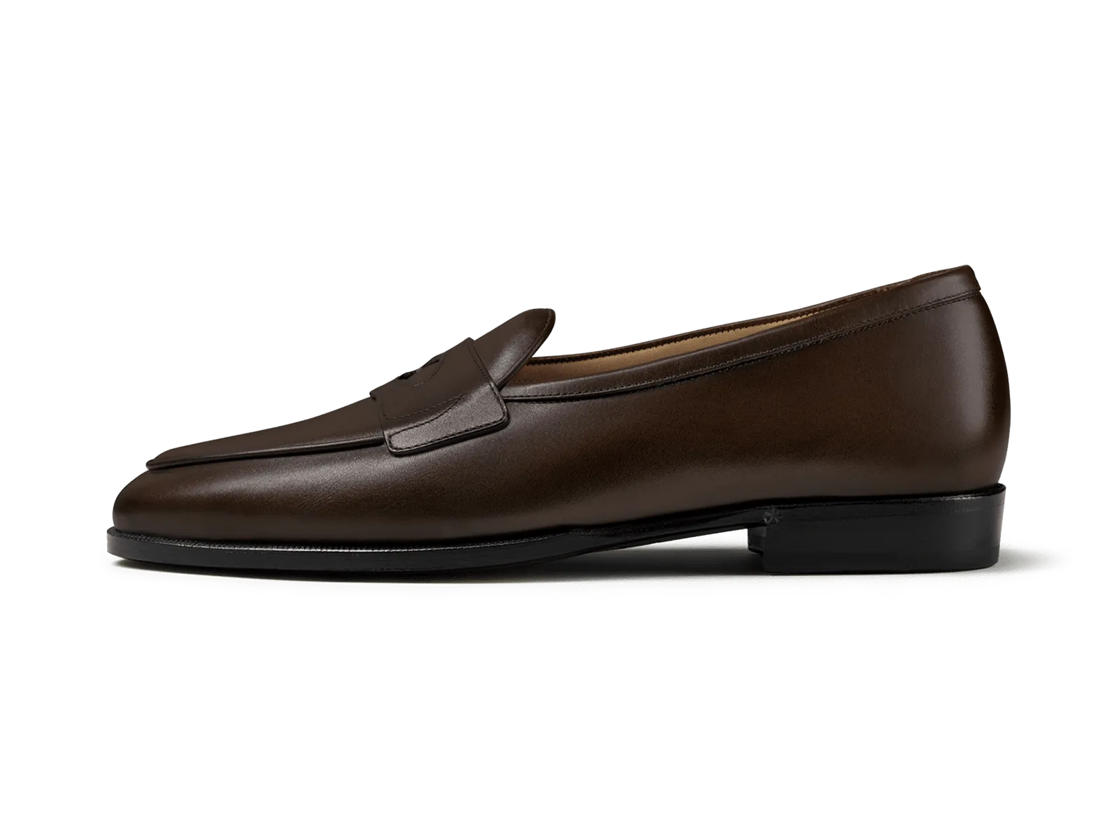 Grand Fleurus Penny Loafers in Dark Brown Noble Calf