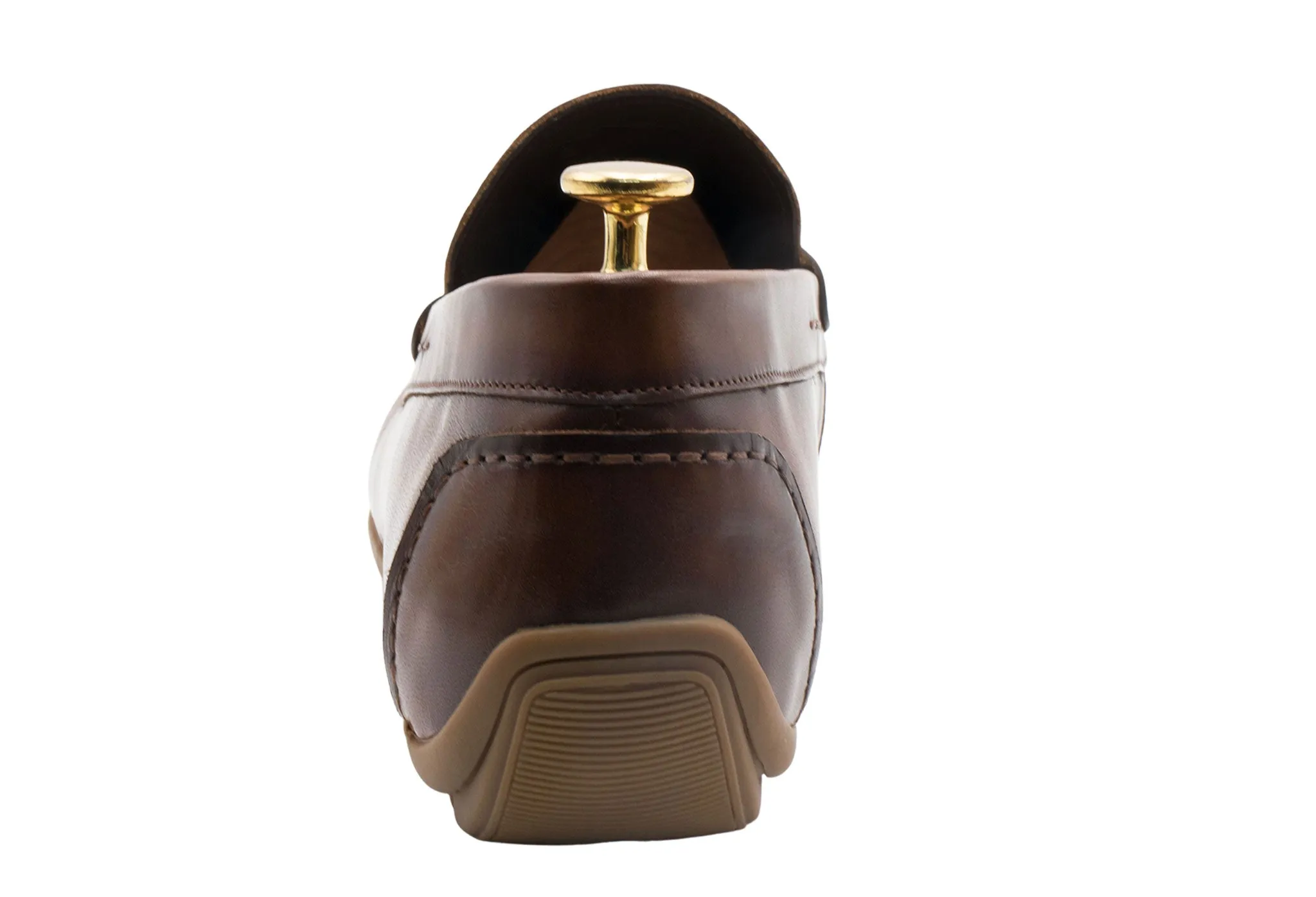 Gregores Chestnut Penny Moccasins