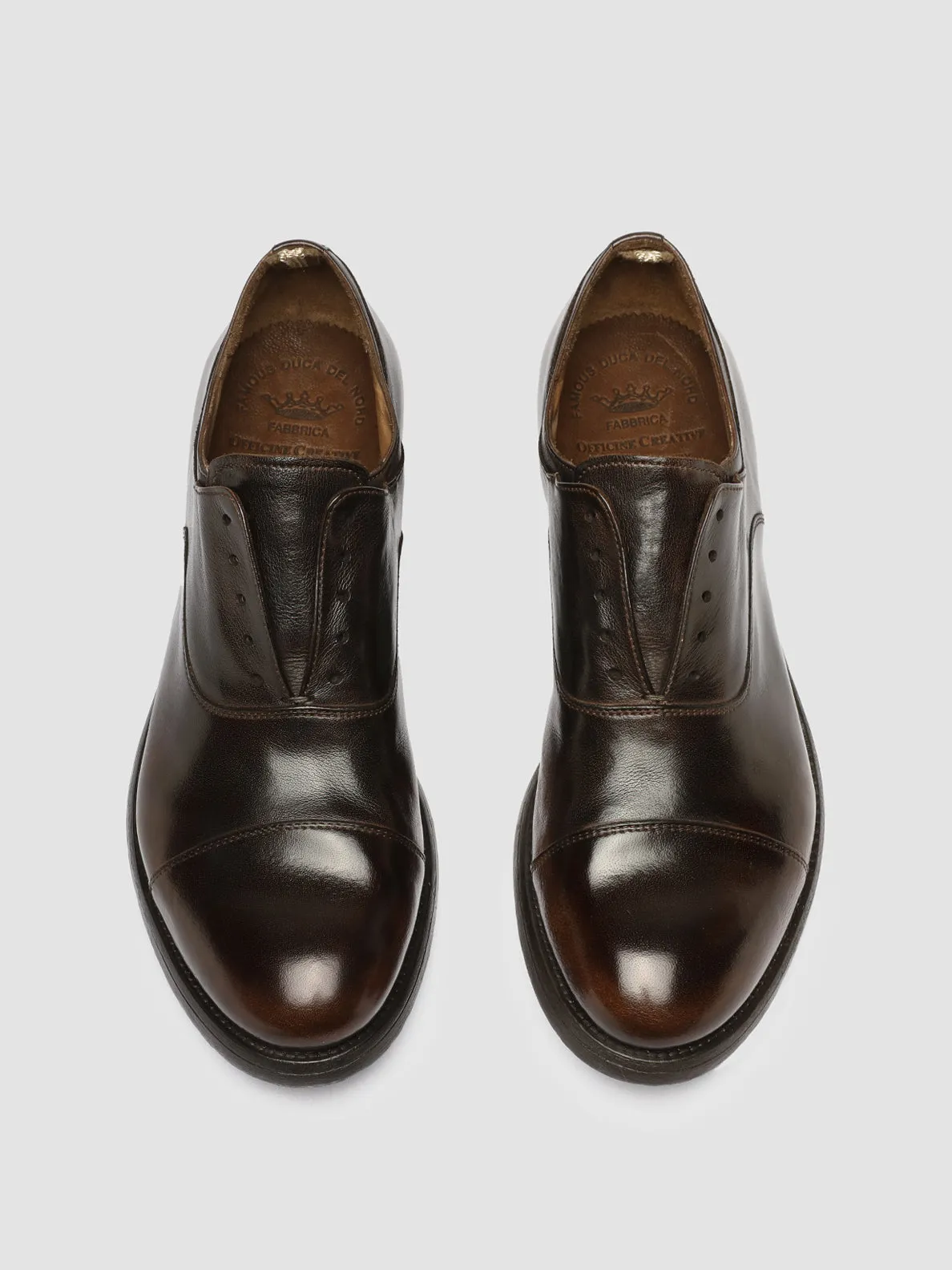 HIVE 004 - Brown Leather Oxford Shoes