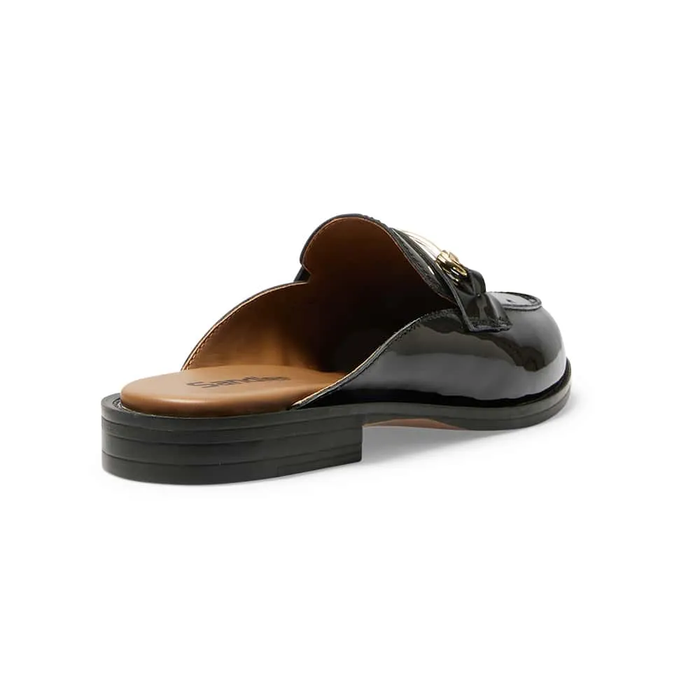 Lena Loafer in Black Patent