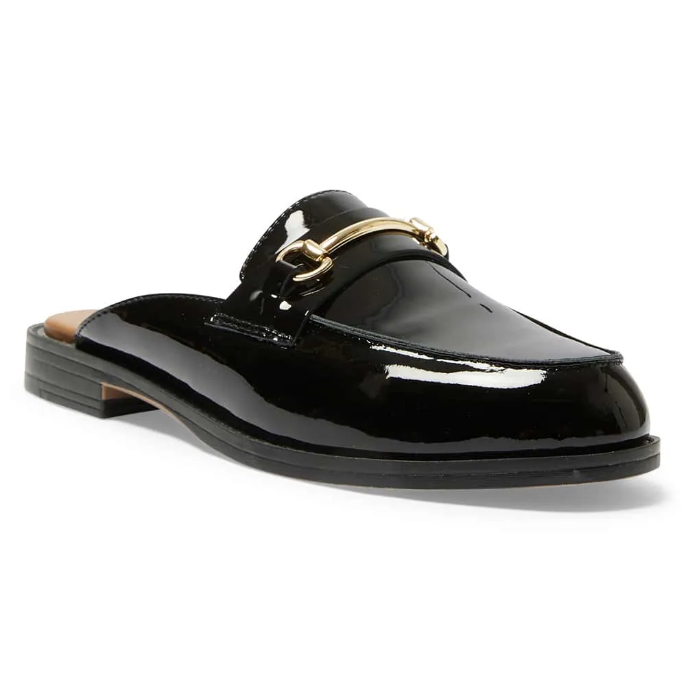 Lena Loafer in Black Patent