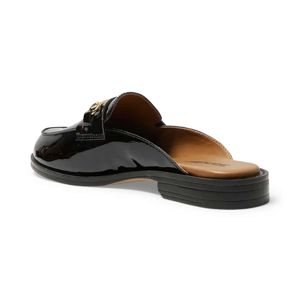 Lena Loafer in Black Patent