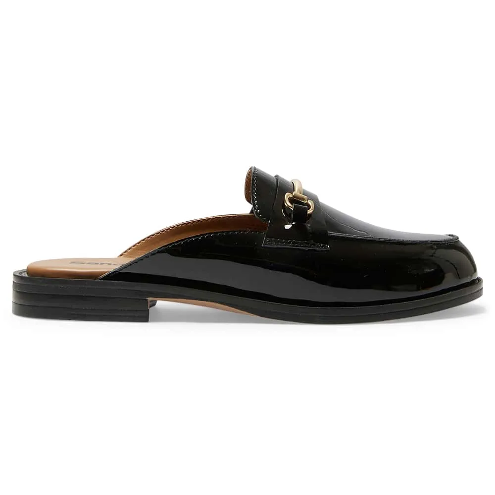 Lena Loafer in Black Patent