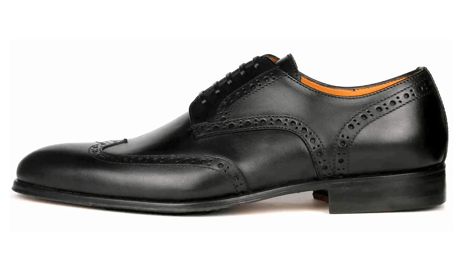 Madison Wingtip Derby Brogue Black