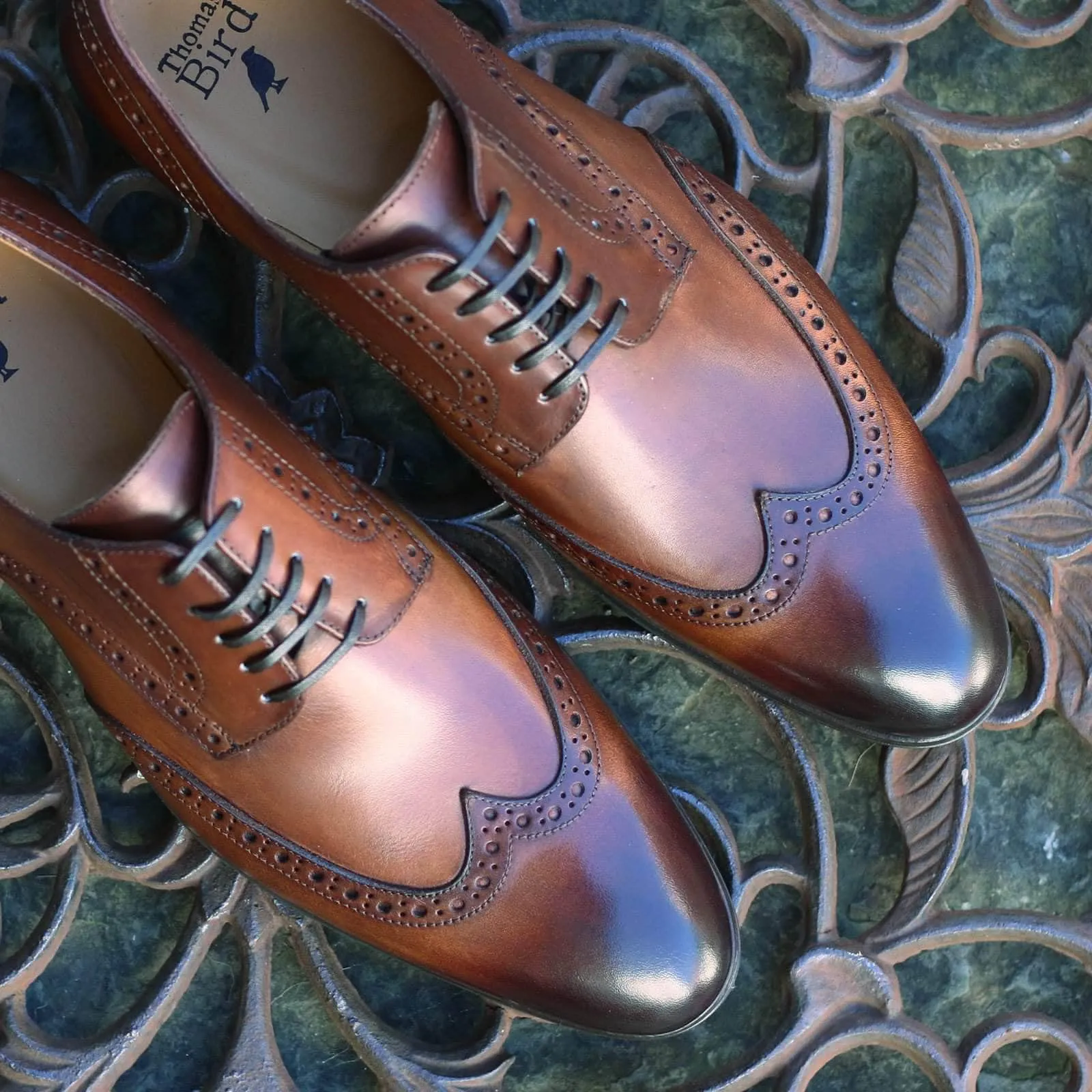 Madison Wingtip Derby Brogue Tan