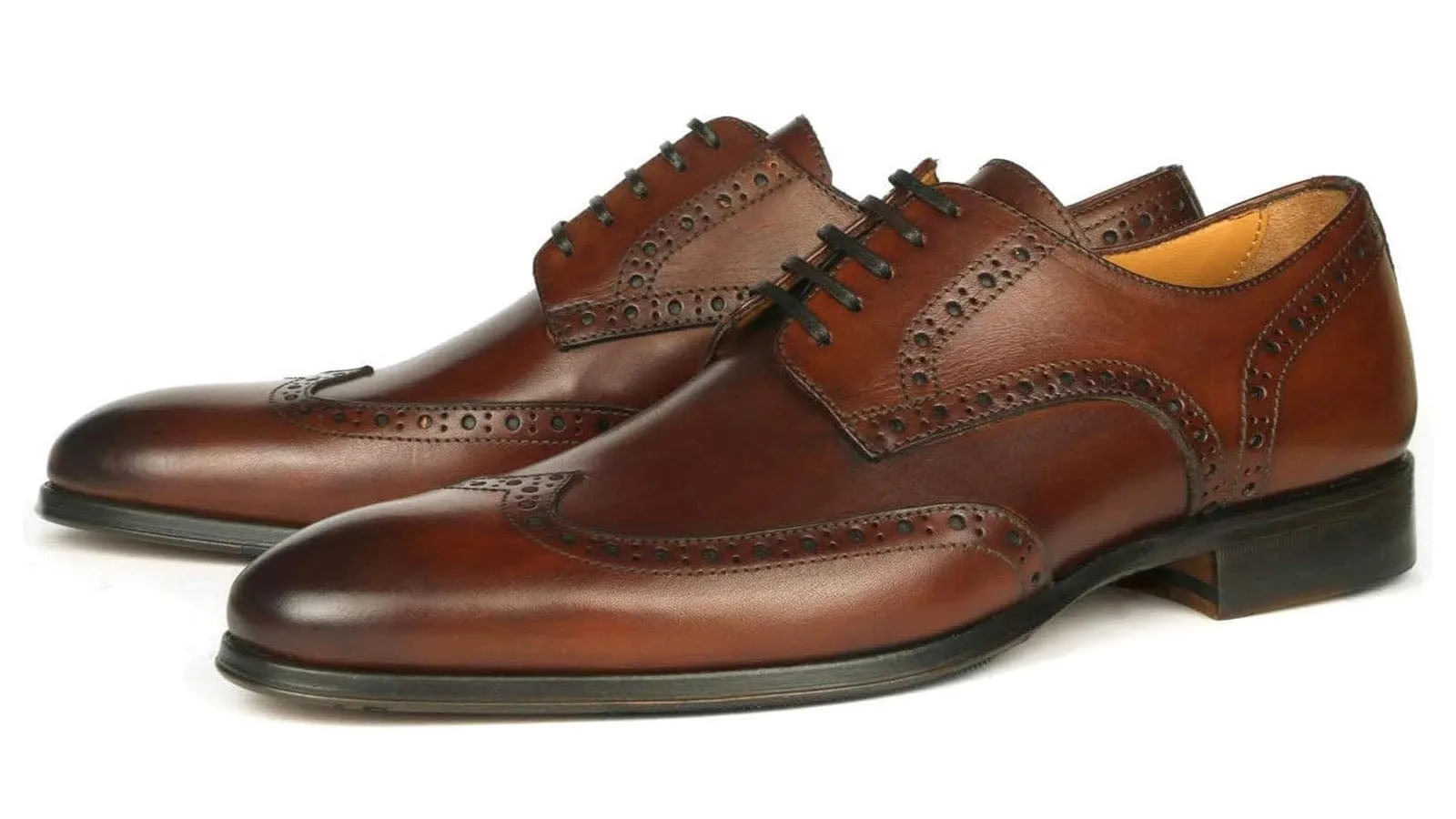 Madison Wingtip Derby Brogue Tan