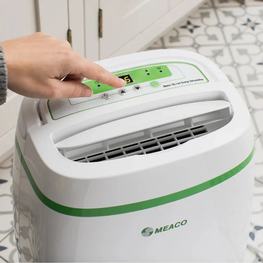 Meaco 12L Platinum Quiet Low Energy Dehumidifier and Air Purifier