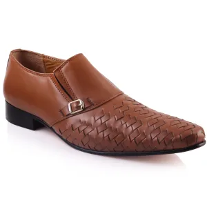 Mens ‘Yankis’ Formal Leather Textured Shoes