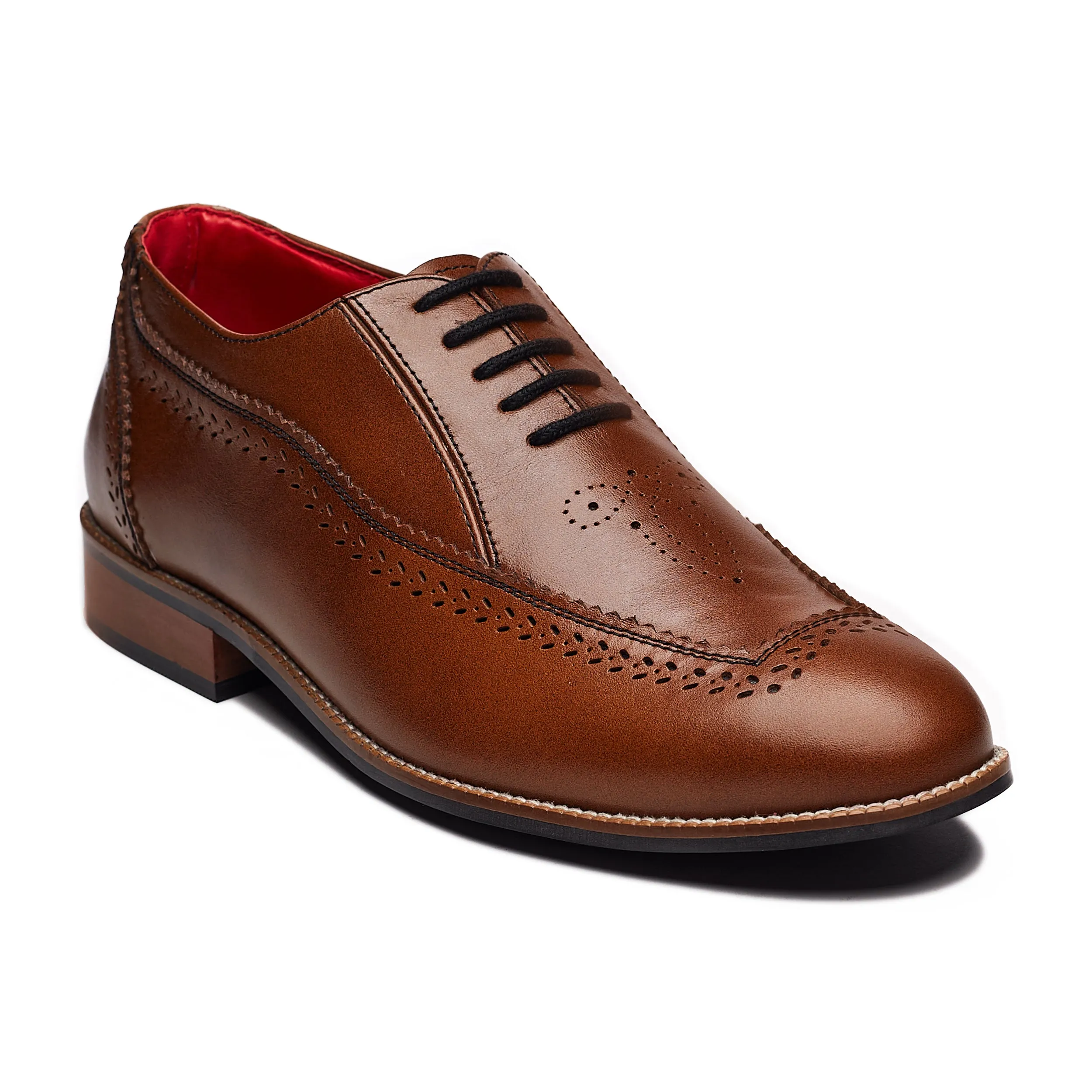 Nawab Brogues Men – Cedar