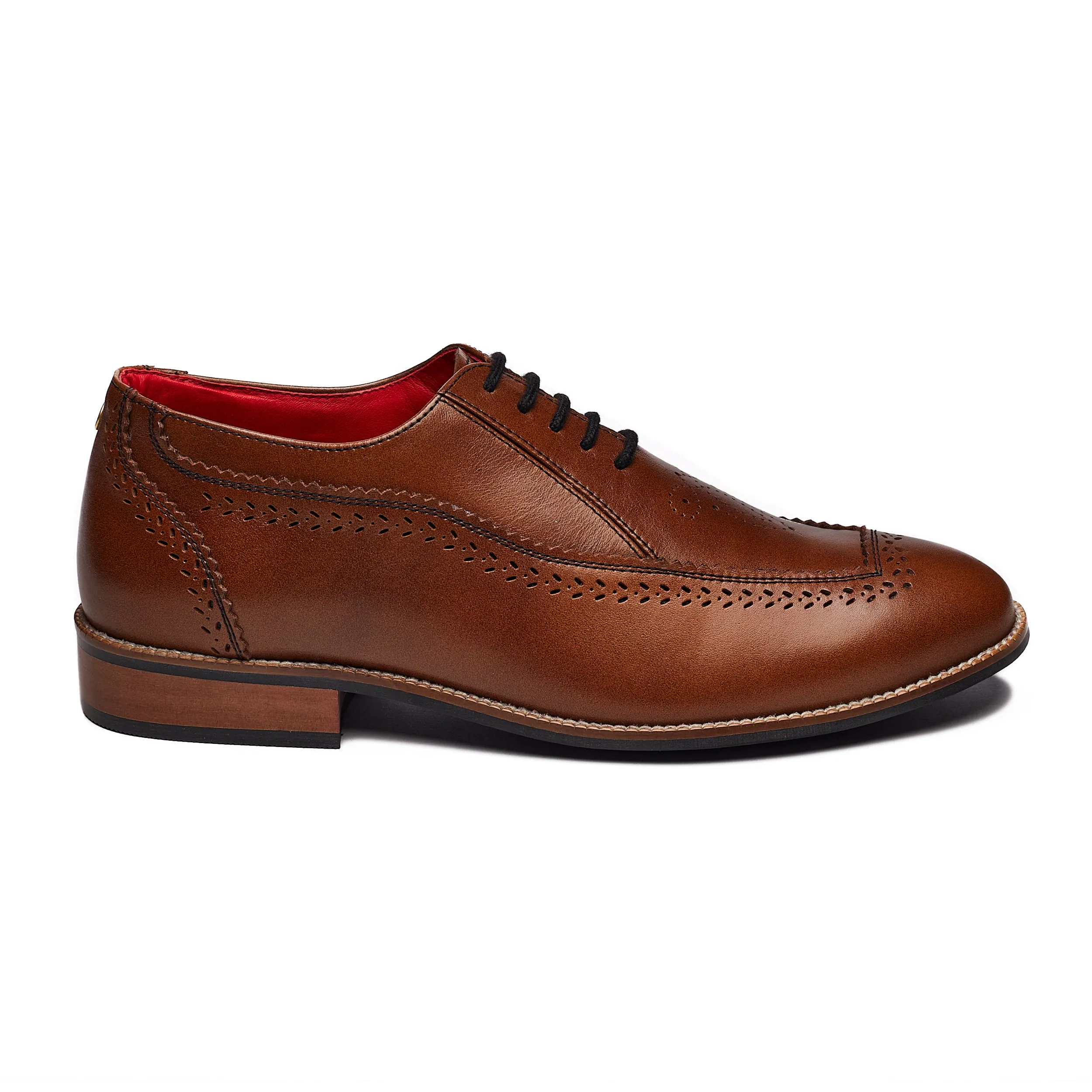 Nawab Brogues Men – Cedar