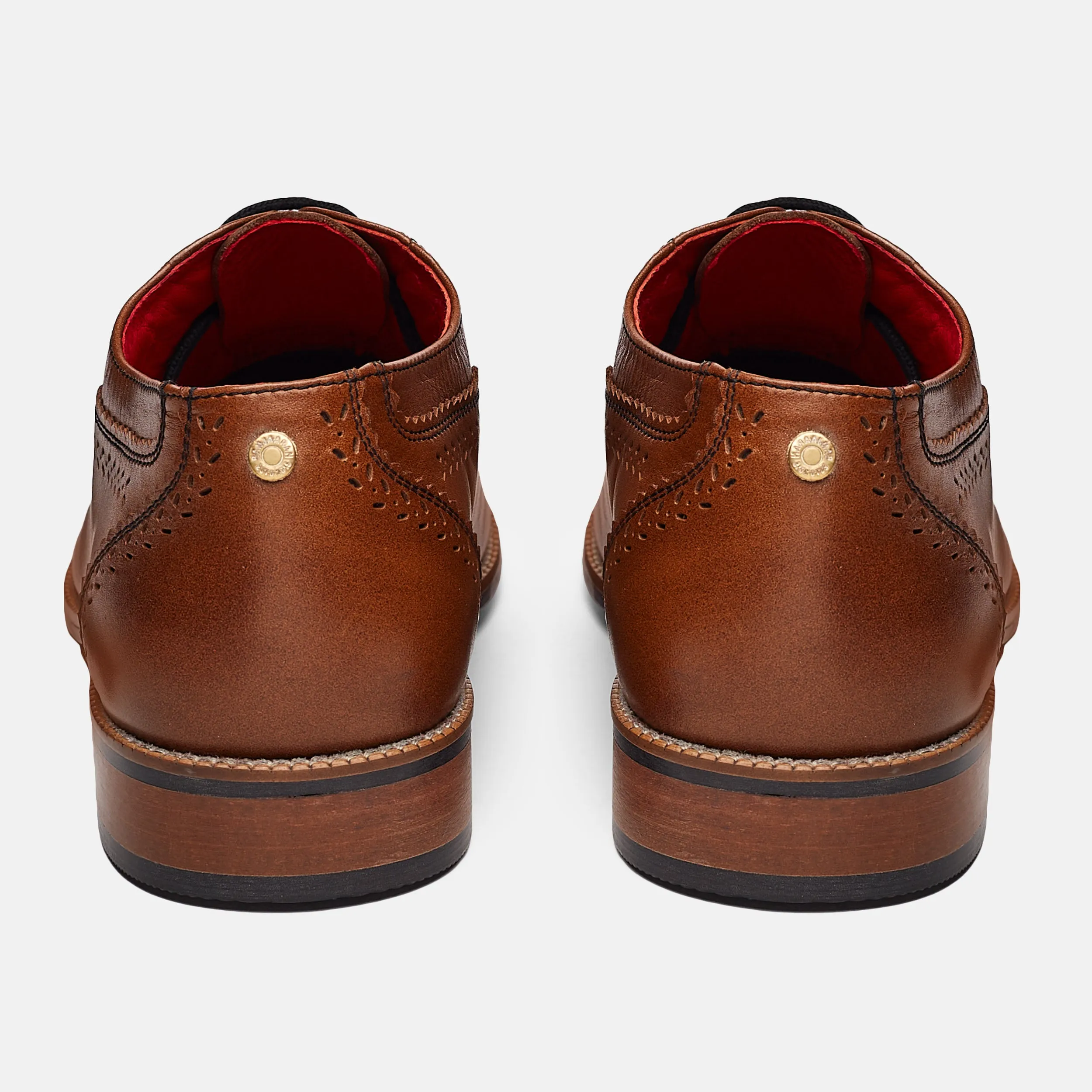 Nawab Brogues Men – Cedar