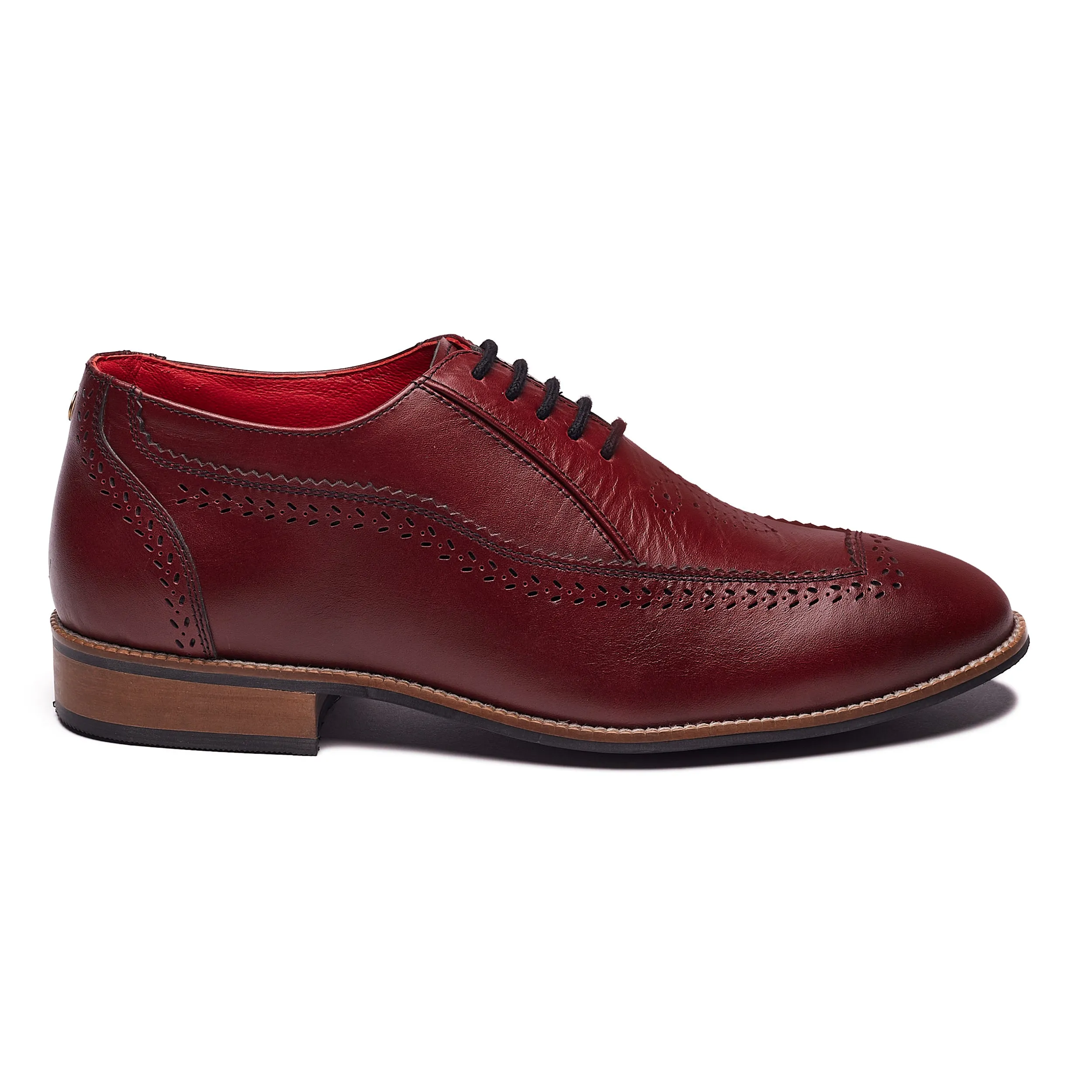 Nawab Brogues Men – Oxblood