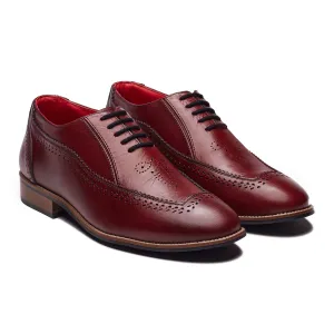 Nawab Brogues Men – Oxblood