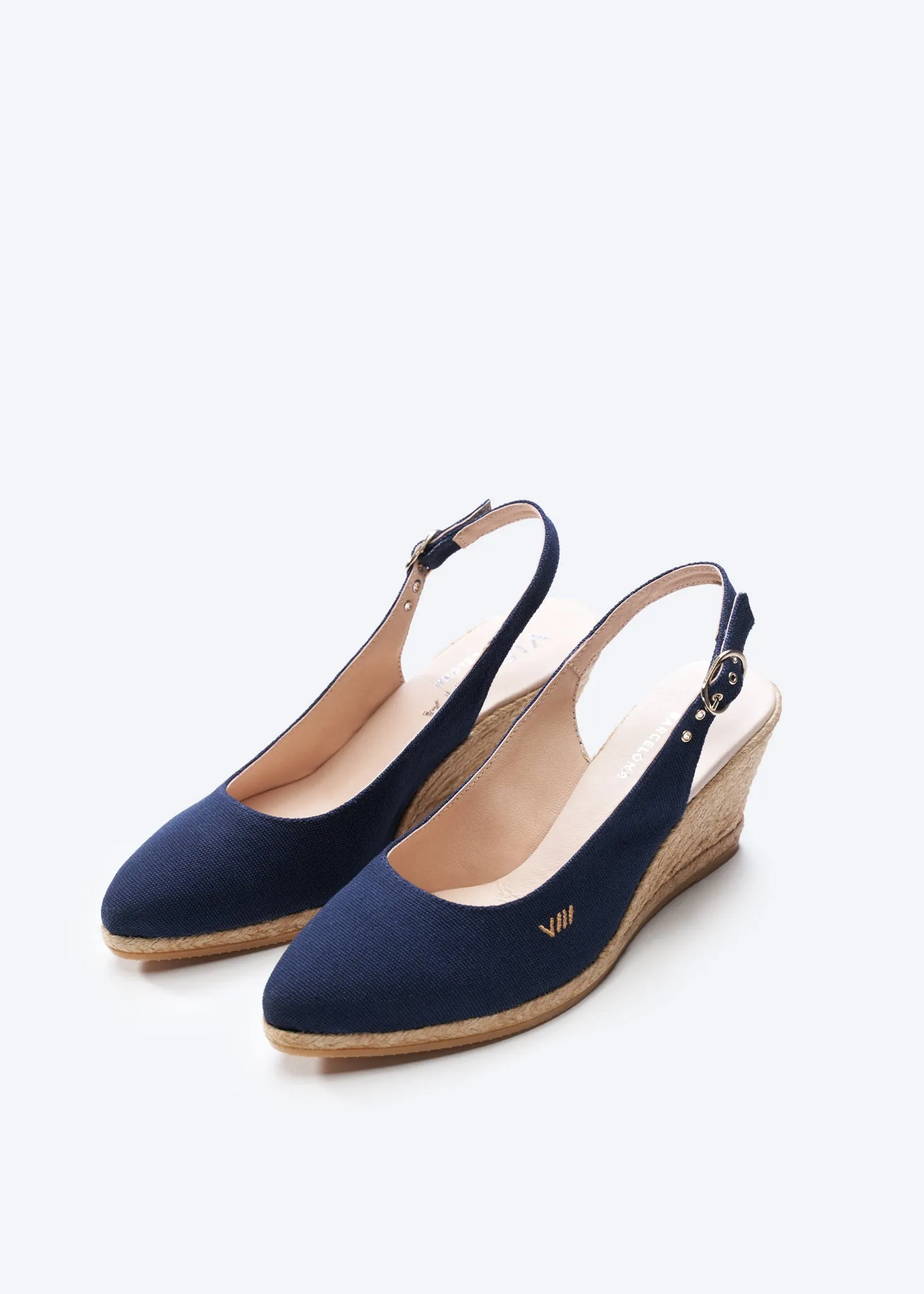 Palomera Canvas Espadrille Wedges