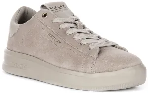 Replay University Suede In Beige For Men