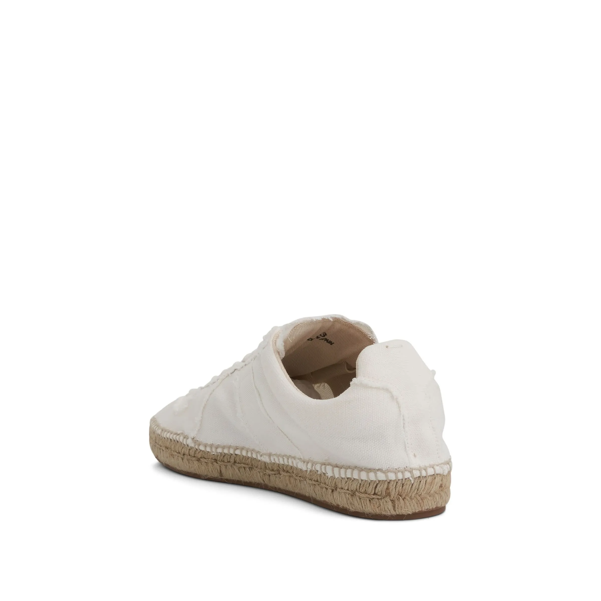 Replica Lace-Up Espadrilles in Coconut Milk