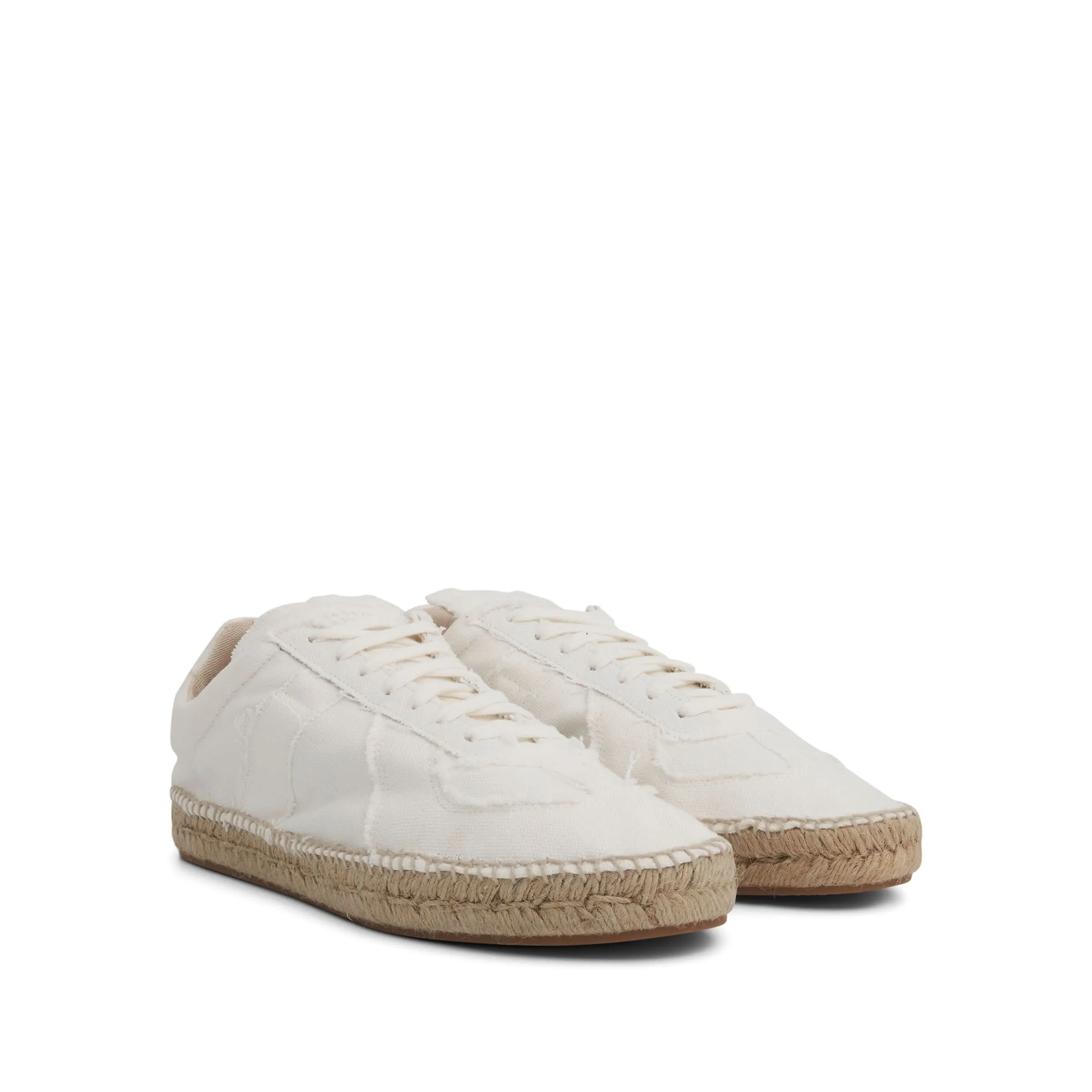 Replica Lace-Up Espadrilles in Coconut Milk