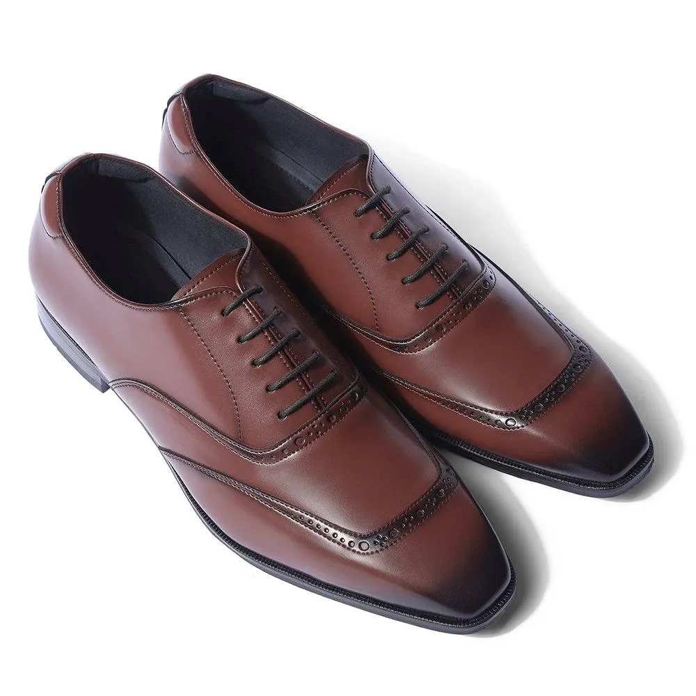 Sicko - Tan Oxford Lace-up