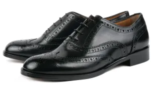 Siena Wingtip Oxford Brogue Black