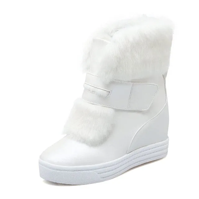 Thick Fur Warm Waterproof Winter Snow Boots