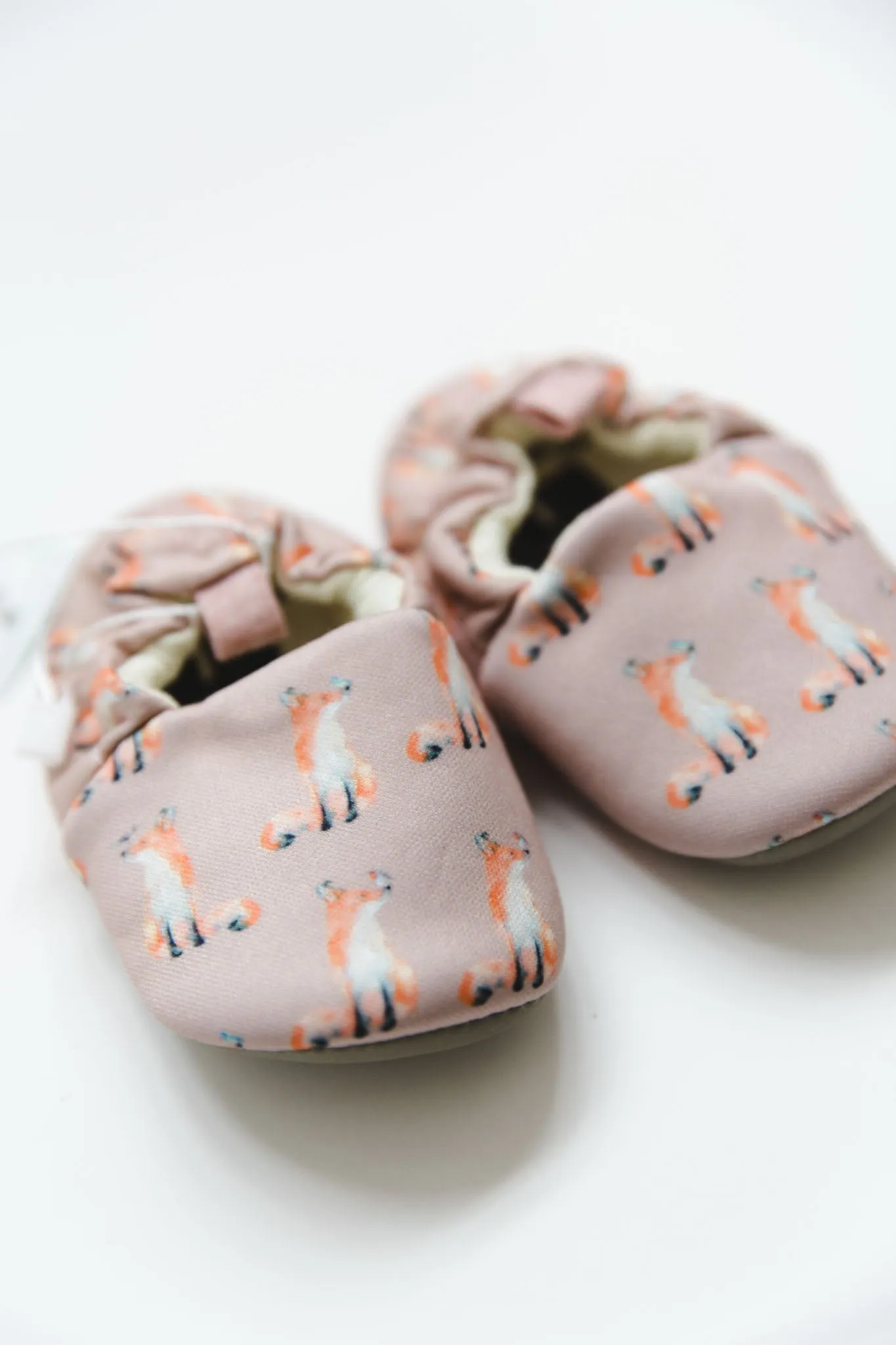 Tiny Toes Moccasins - Fox