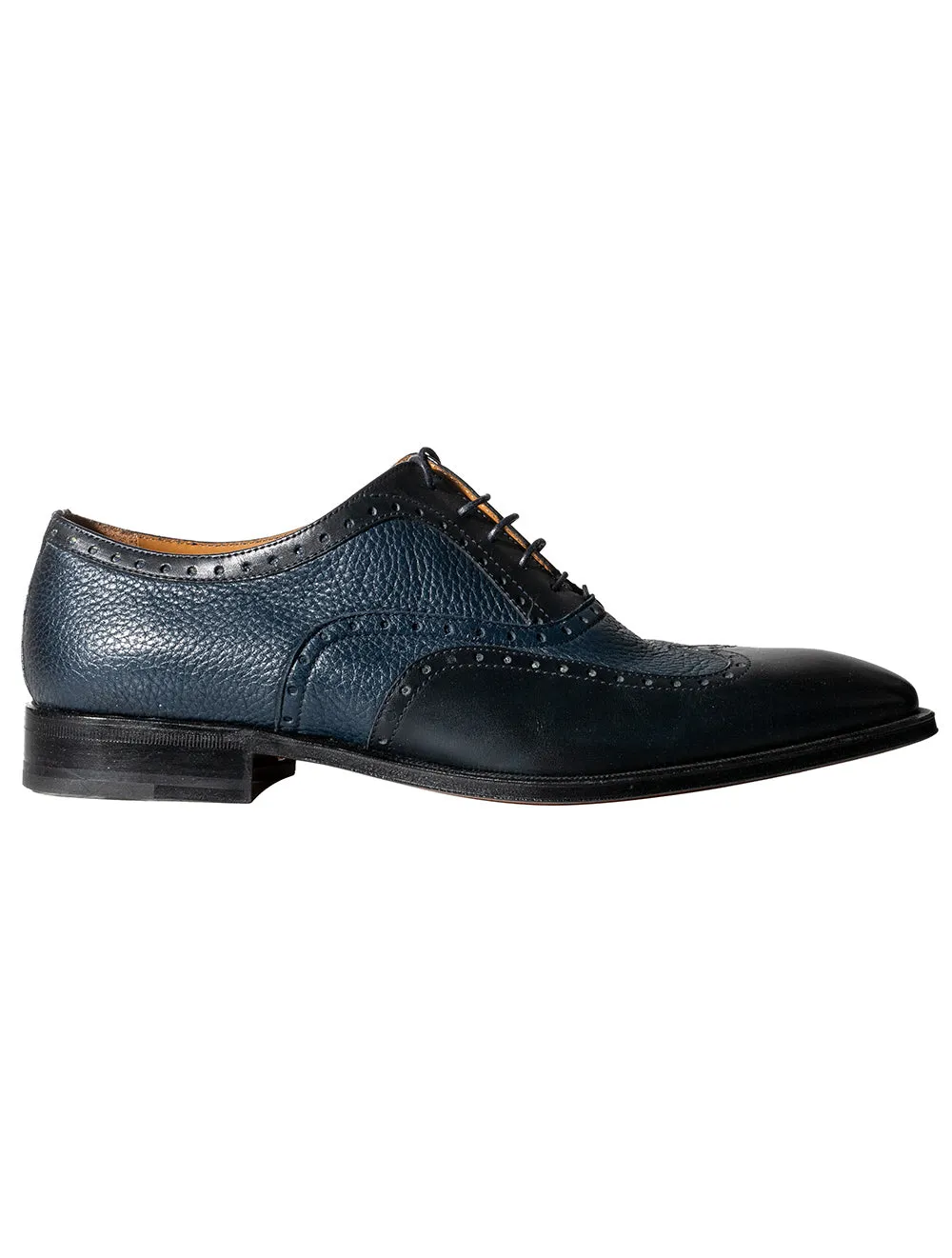 Trento Deerskin Brogue Blue