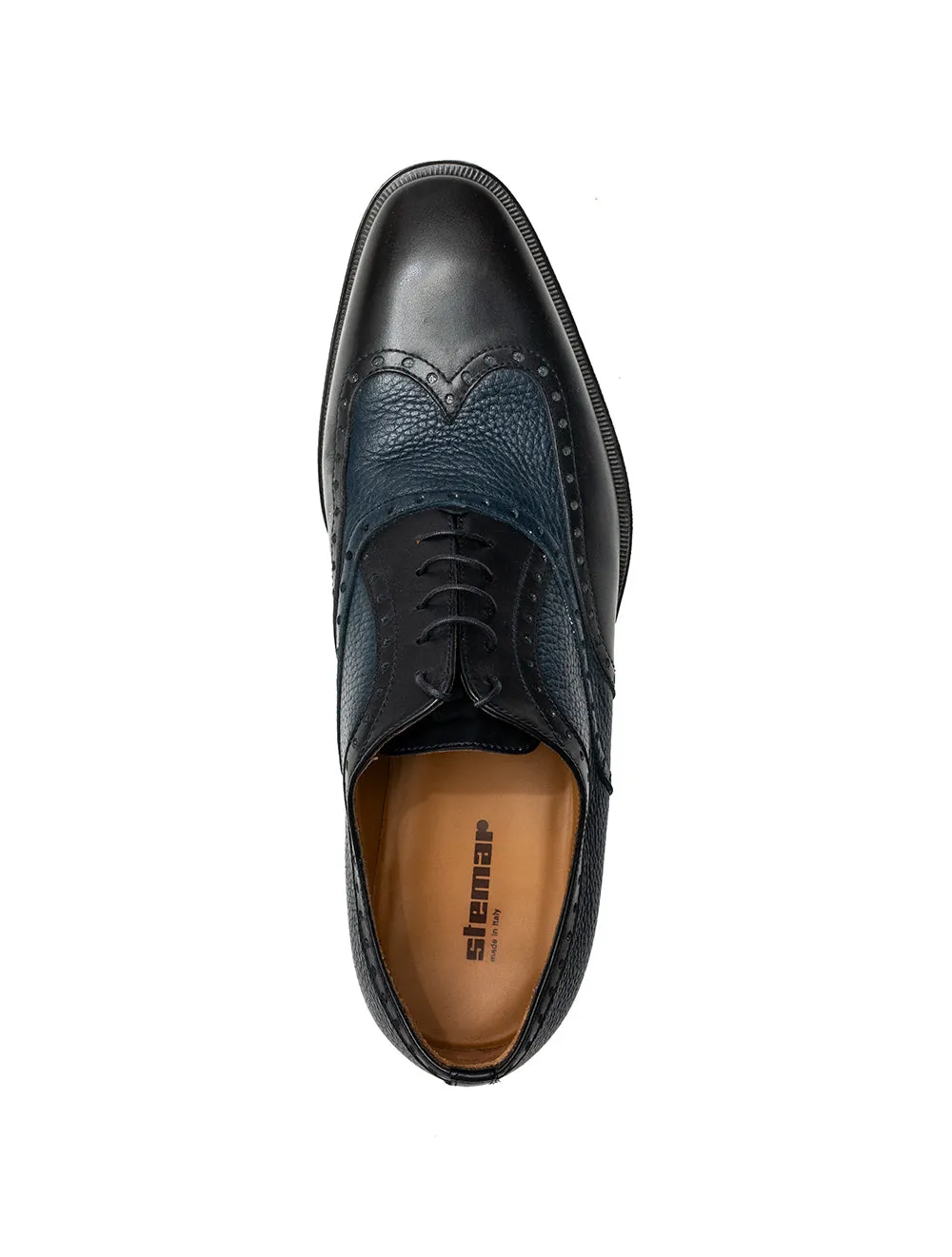 Trento Deerskin Brogue Blue