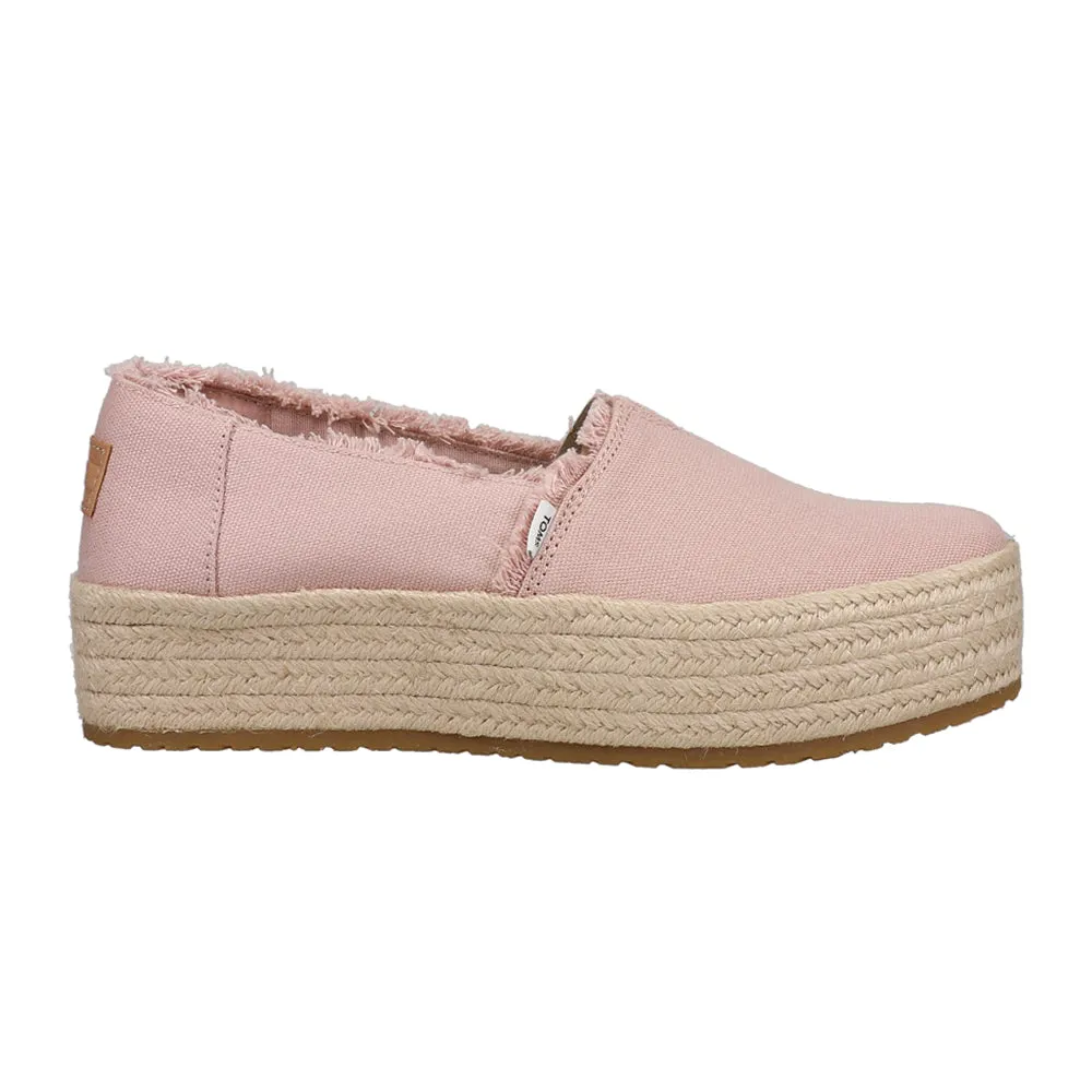 Valencia Slip On Platform Espadrille Flats