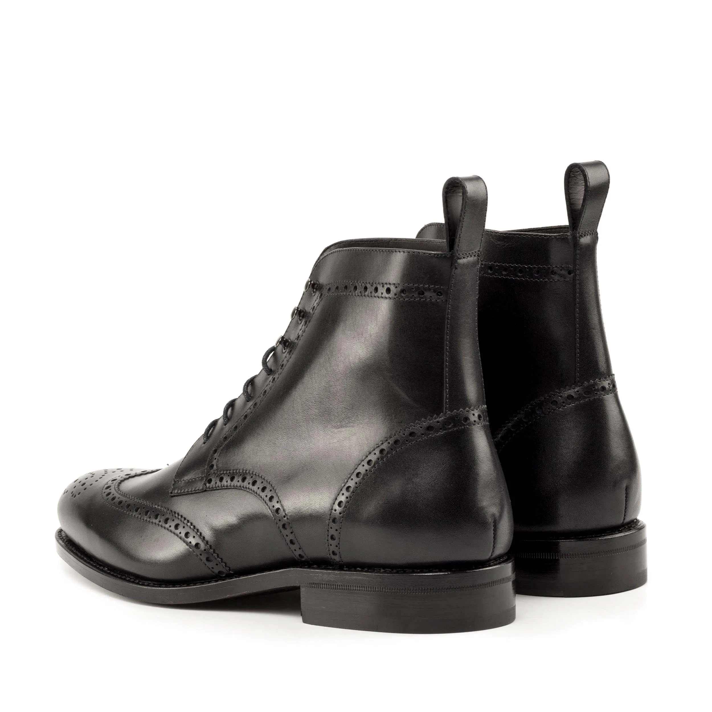 WINGTIP BOOTS BLACK (TRADITIONAL-Z1)