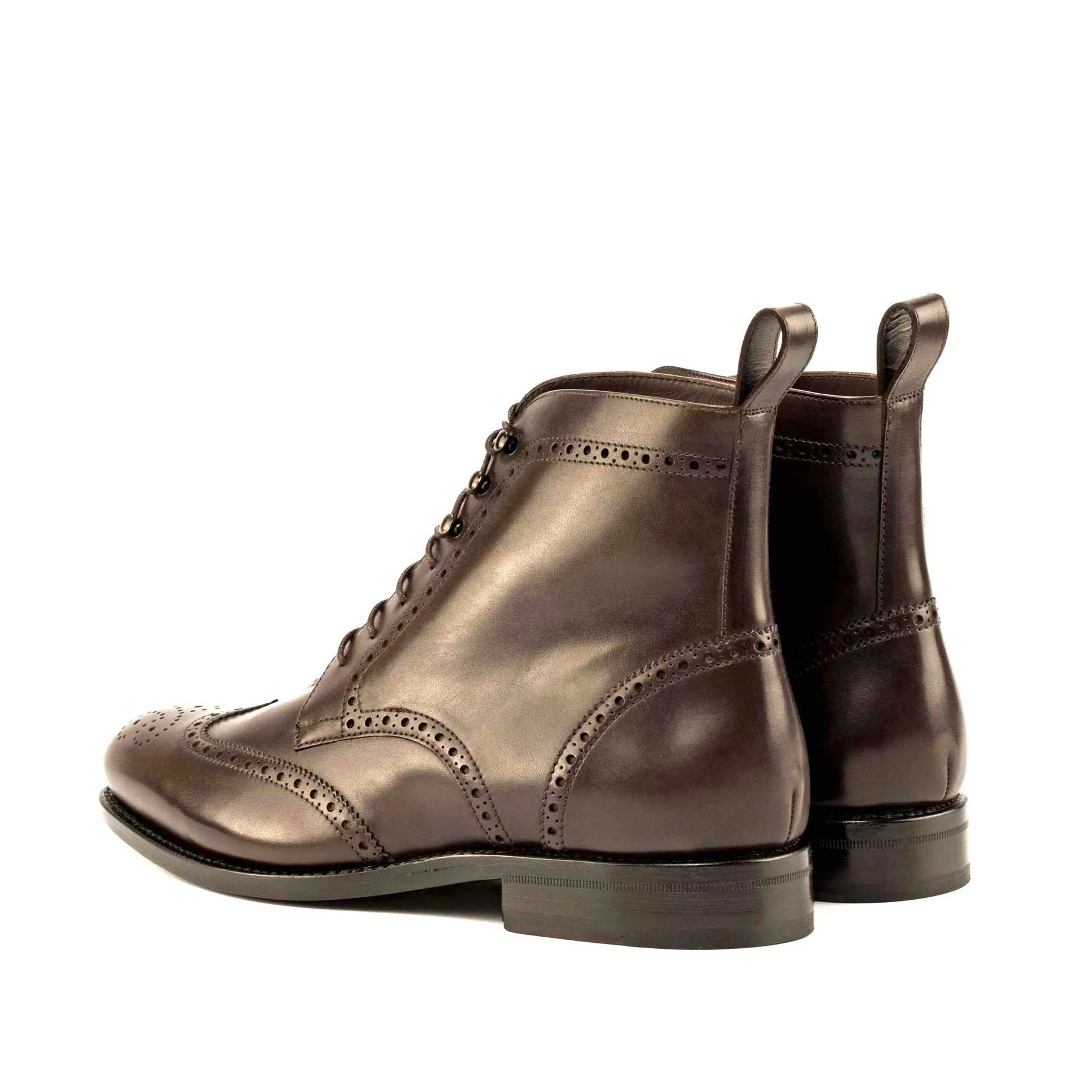 WINGTIP BOOTS DARK BROWN (TRADITIONAL-Z1)