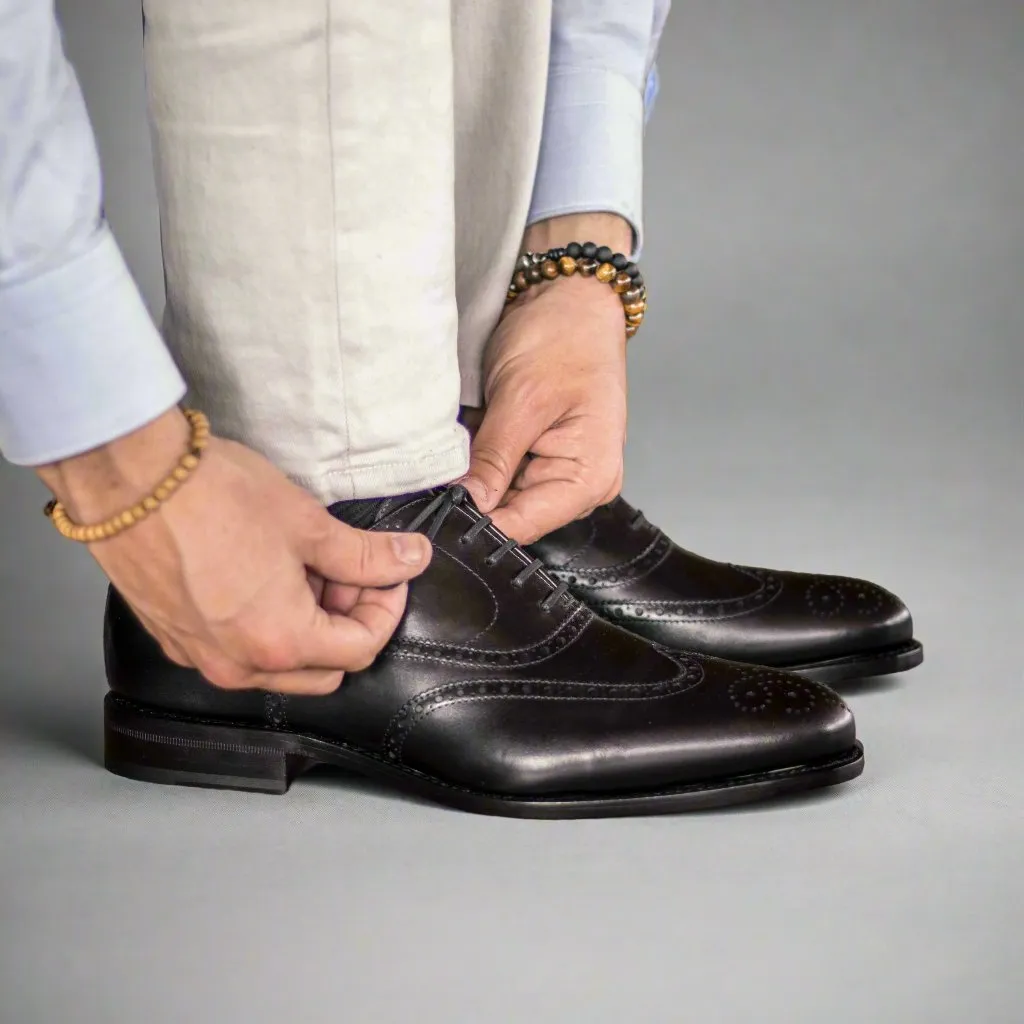 WINGTIPS BLACK (TRADITIONAL-Z1)